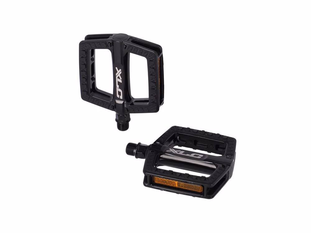 XLC PD-M30 Fahrradpedale (Plattform | schwarz mit Reflektor)