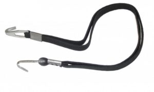 XLC Spanngurt RP-X01 580 mm schwarz - elastischer Gepäckgurt für Sattelstütz-Gepäckträger, robust & reißfest, mit stabilen Haken zur sicheren Befestigung