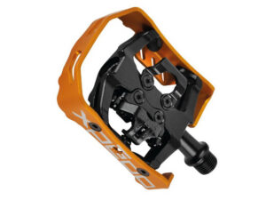 Xpedo Milo Clipless Fahrradpedale (9/16" | schwarz / orange)