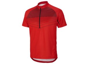Ziener Cadmin Fahrradtrikot Herren (rot / schwarz) Größe:46