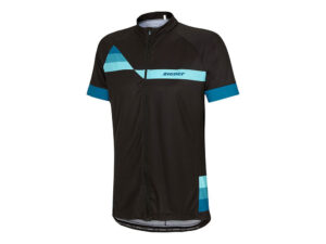 Ziener Cardo Full Zip Fahrradtrikot Herren (schwarz / blau) Größe:48