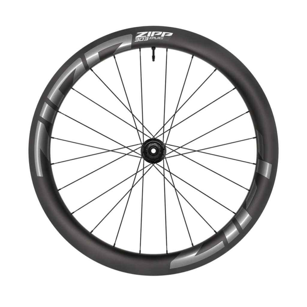 Zipp 303 XPLR S Hinterrad Gravel-Laufradsatz 700C Rear dark grey graphic SRAM/Shimano HG Freilaufkörper