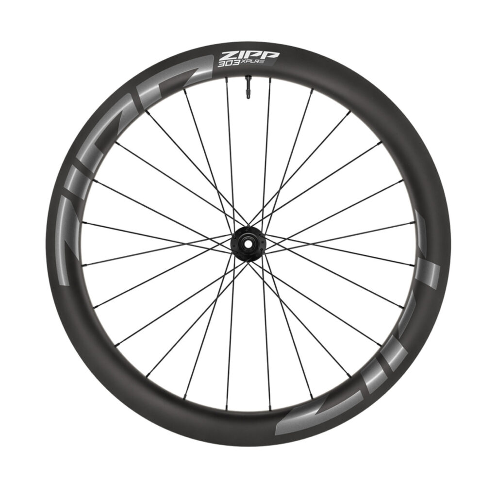 Zipp 303 XPLR S Vorderrad Gravel-Laufradsatz 700C Front dark grey graphic