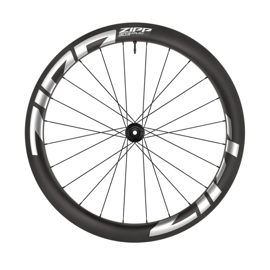 Zipp 303 XPLR S Vorderrad Gravel-Laufradsatz 700C Front white graphic